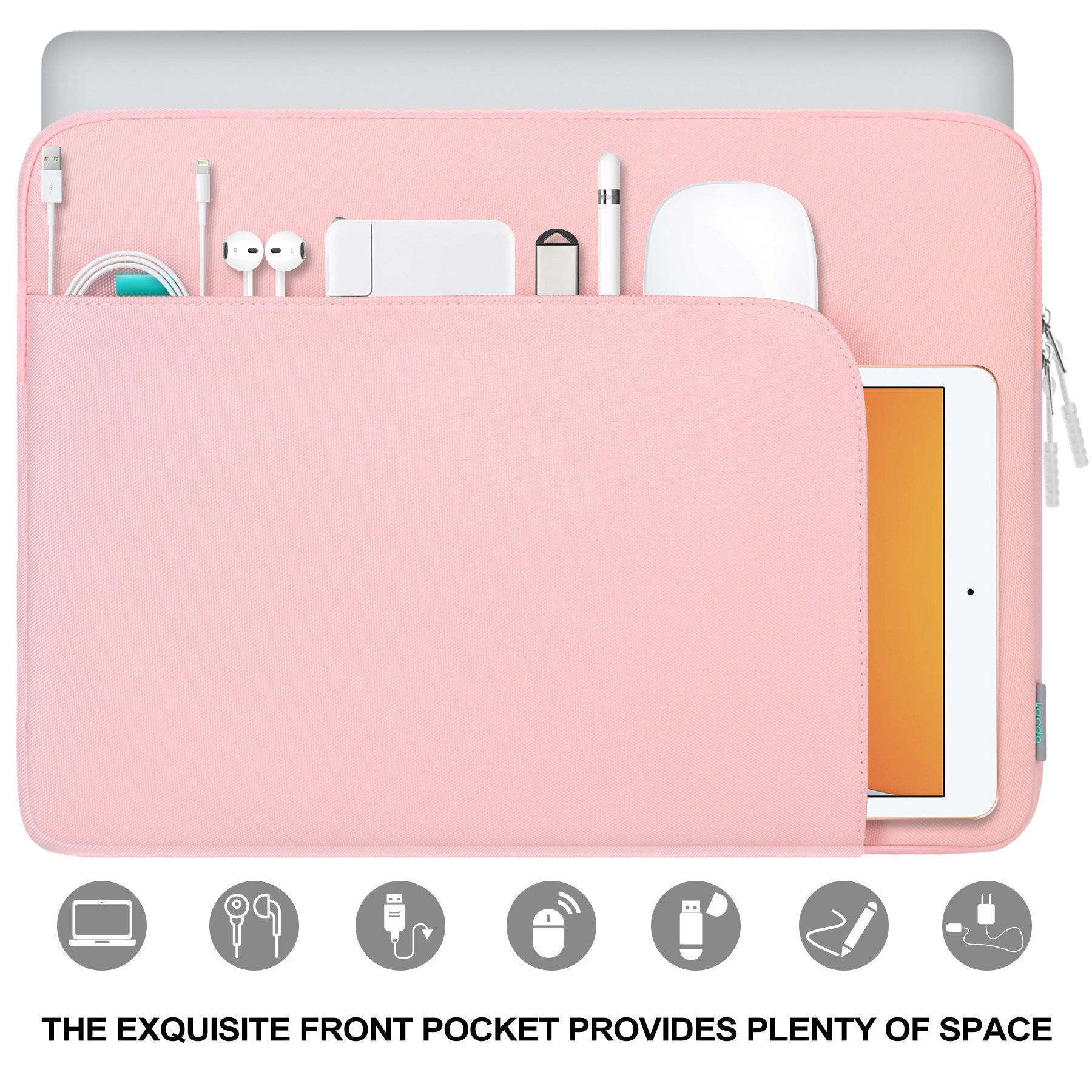 15.6 inch Laptop Sleeve Case Computer Briefcase Bag