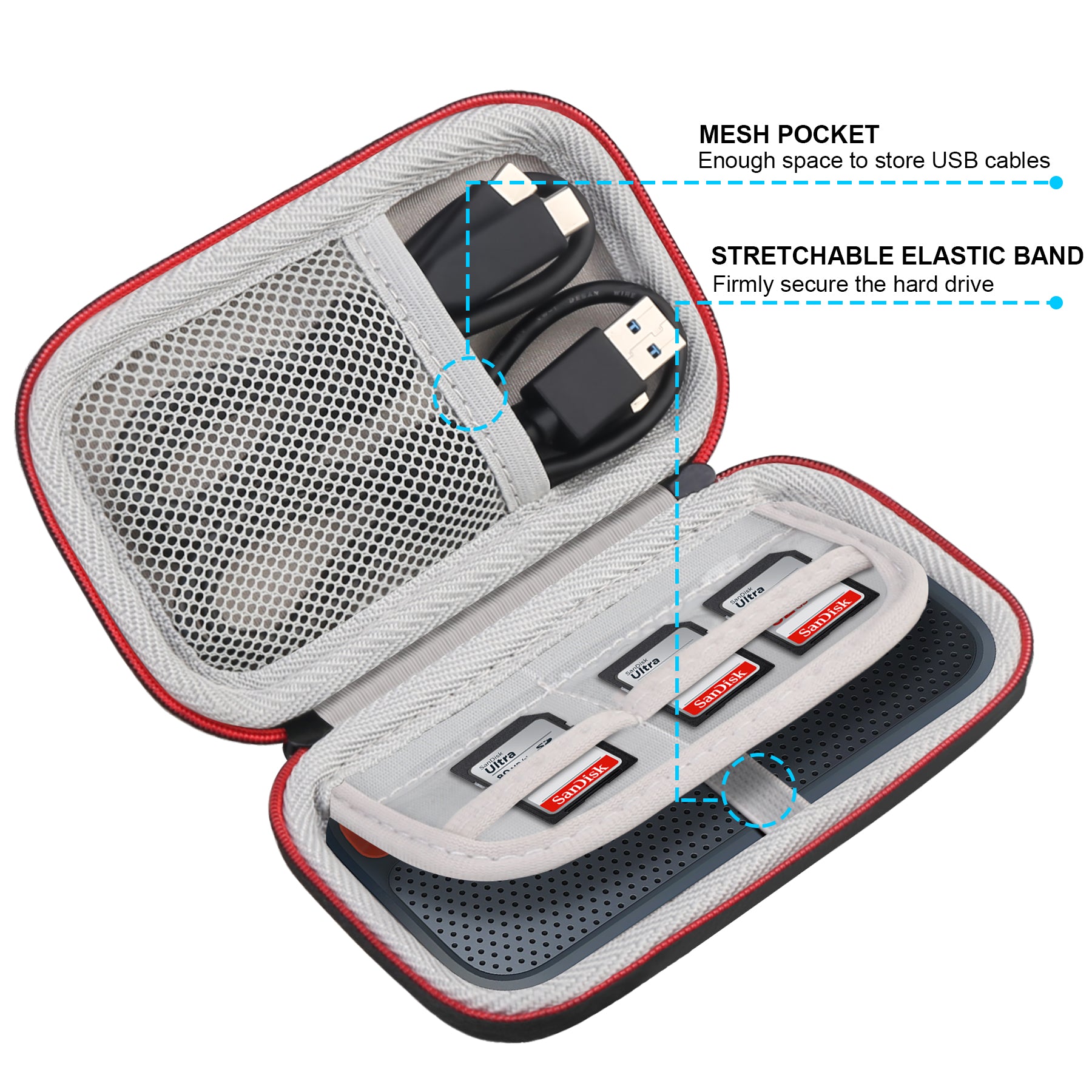 Hard Carrying Case for SanDisk