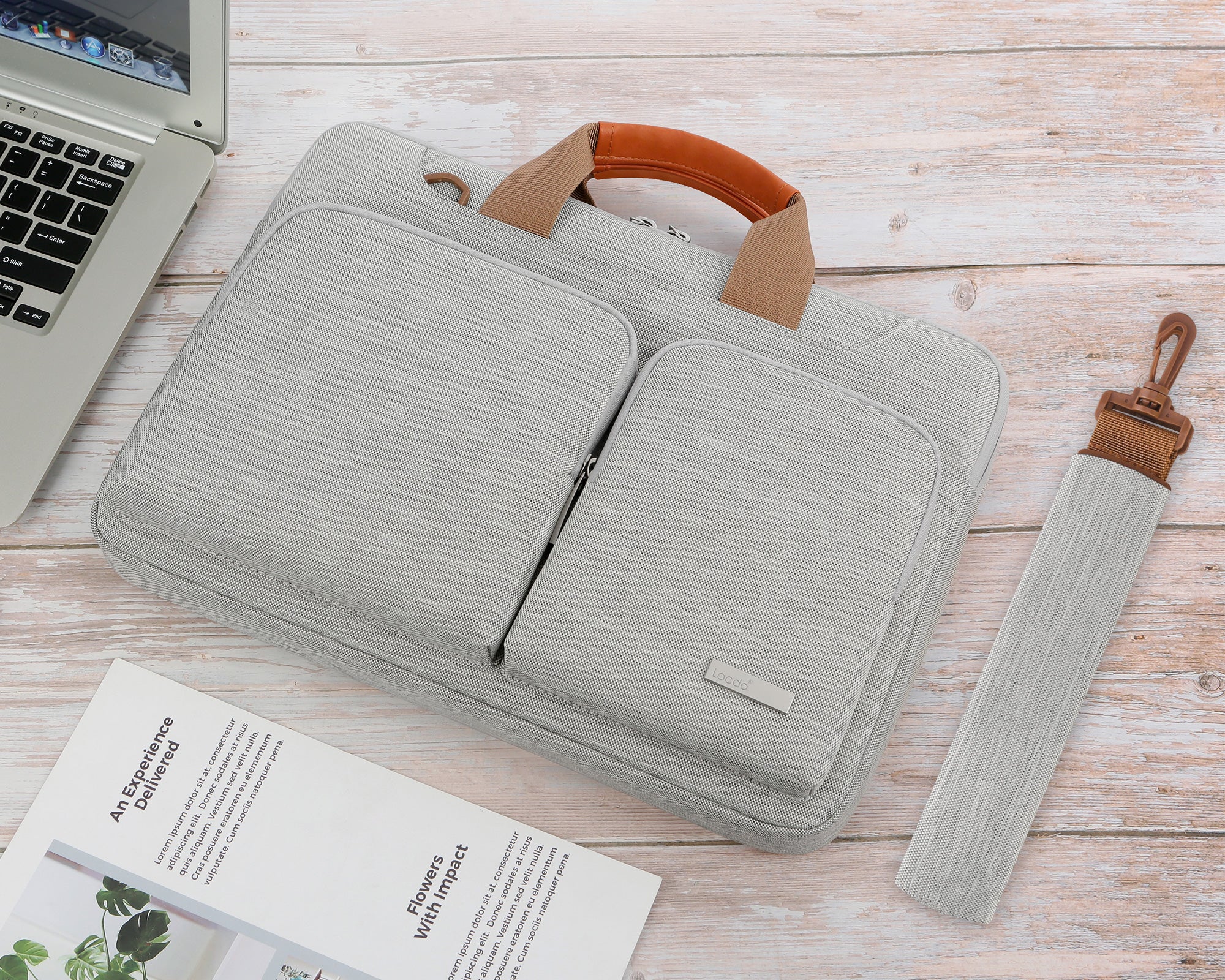blank shoulder  laptop