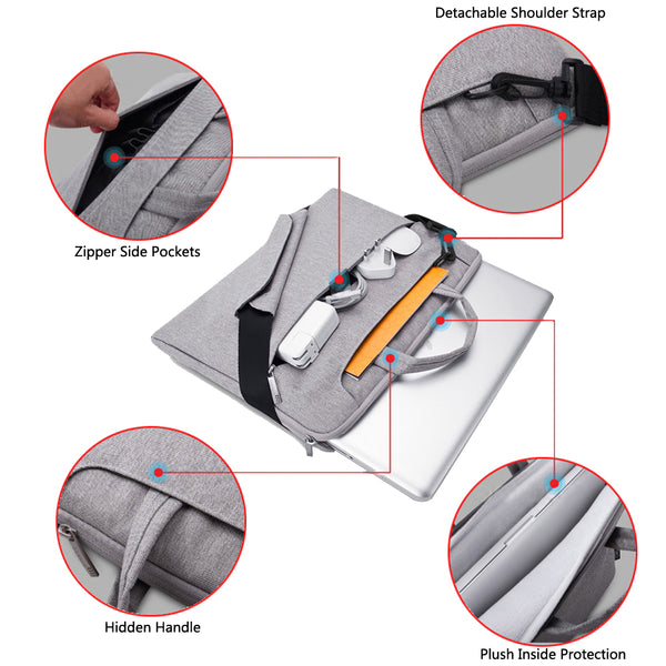 14 inch Laptop Shoulder Bag Sleeve Case Protecting Macbook Pro Lacdo