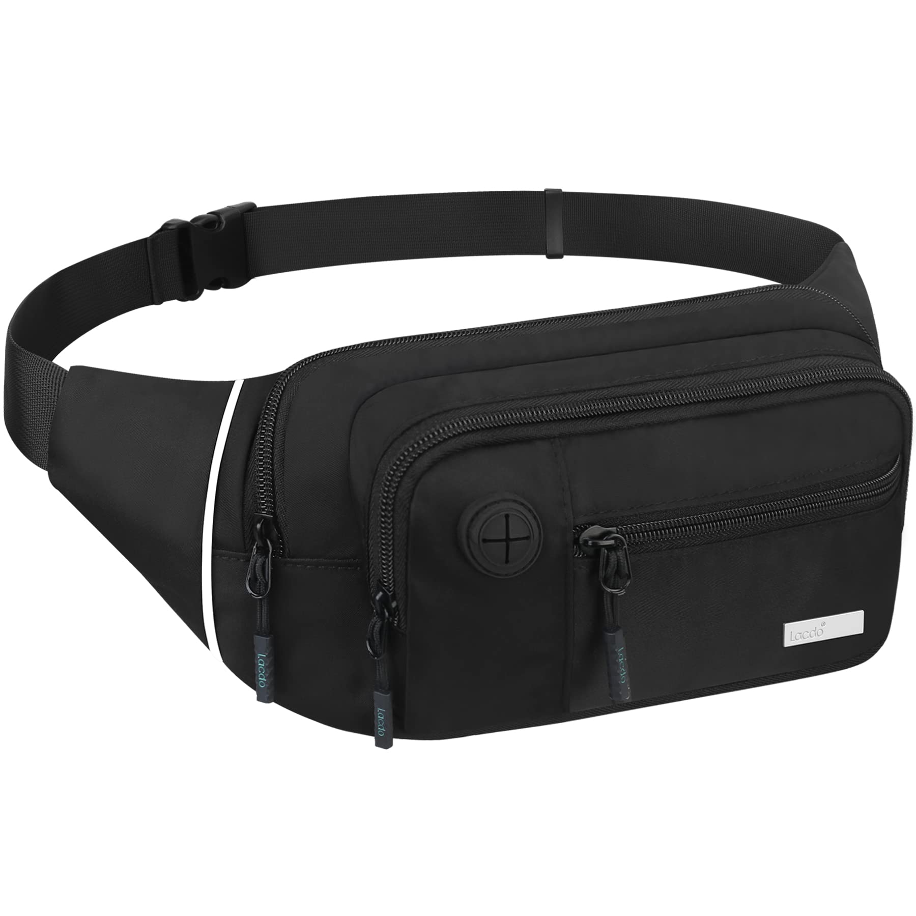 Lacdo Bum Bag for Travel Running Hiking Outdoor Sports Bag Waist Pack